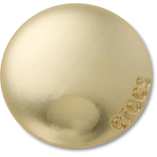 Large Gold Circle Stud Jibbitz™ charms Women|Men For Sale