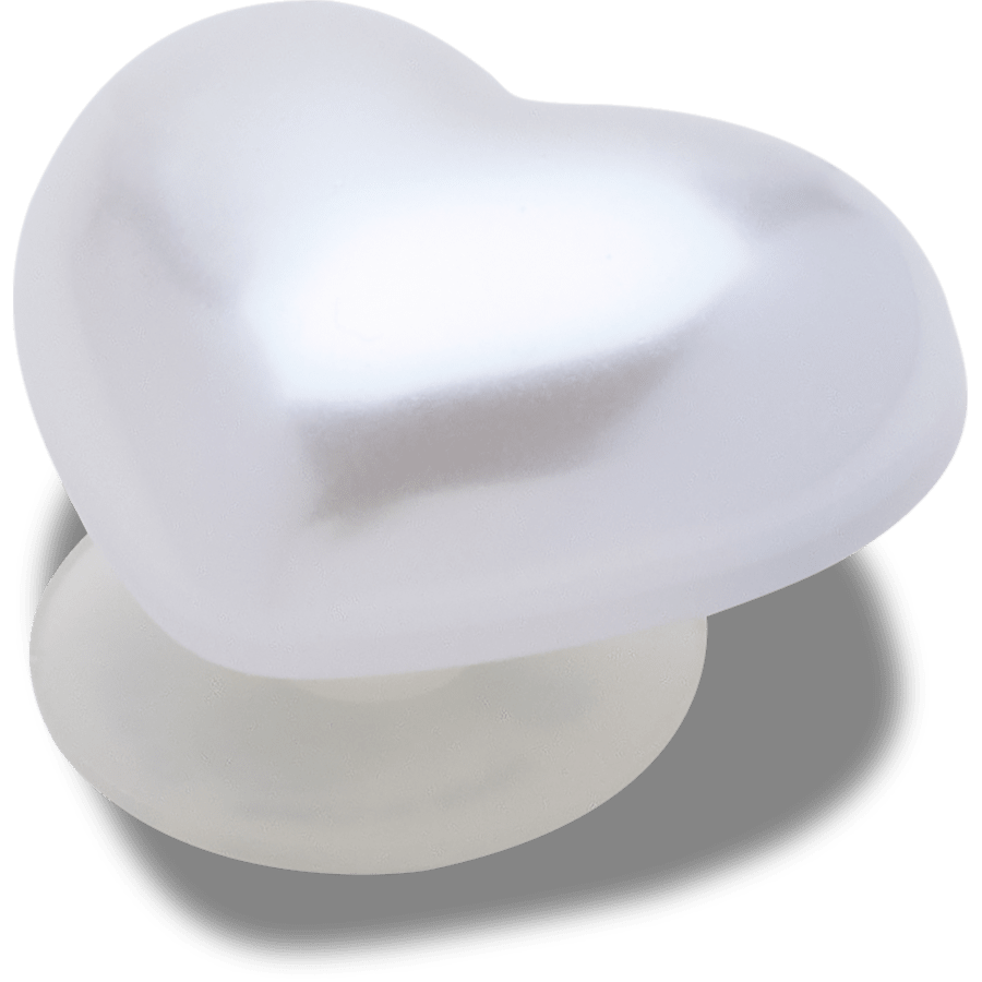 Pearl Heart Jibbitz™ charms Women|Men|Jibbitz™ Charms On Sale