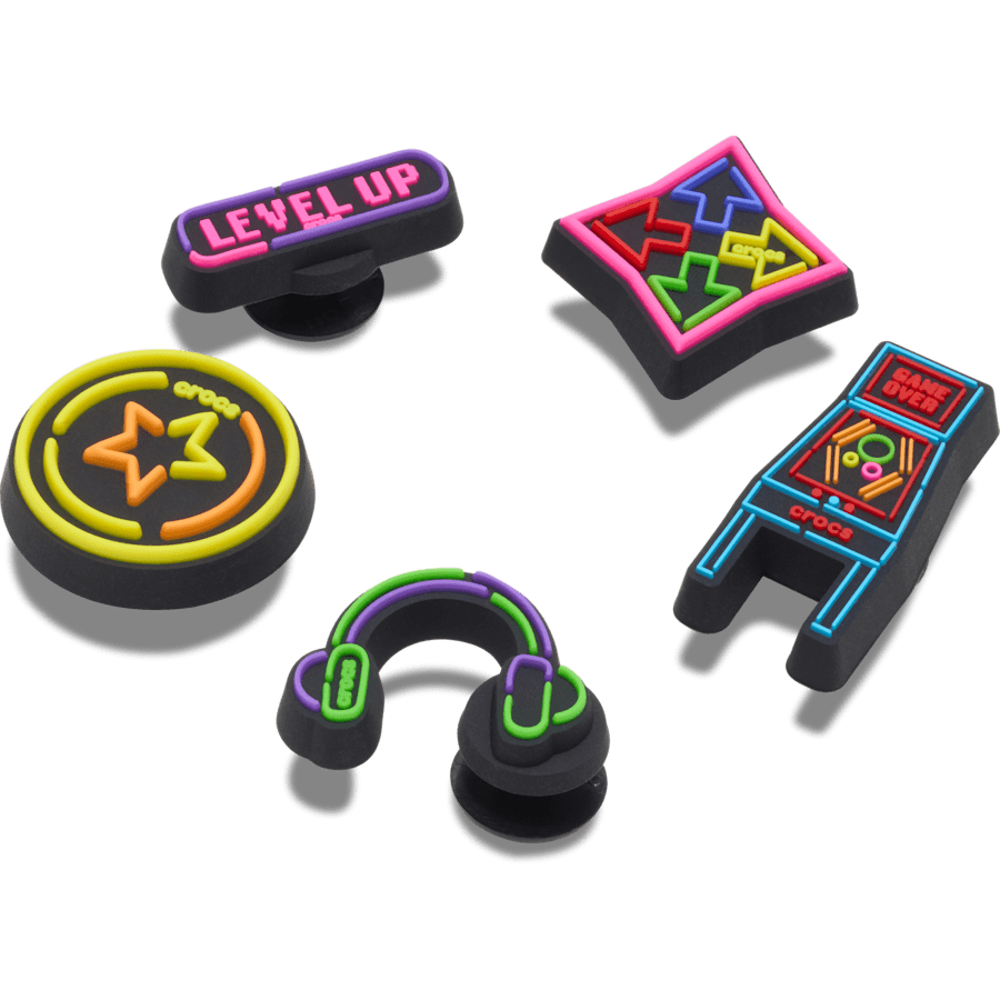 Level Up Gamer 5 Pack Jibbitz™ charms Women|Men|Jibbitz™ Charms For Sale