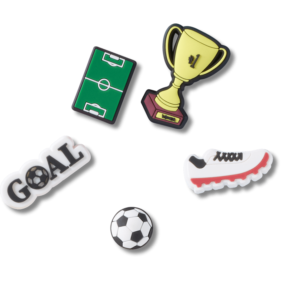 Soccer Star 5 Pack Jibbitz™ charms Women|Men|Jibbitz™ Charms Online
