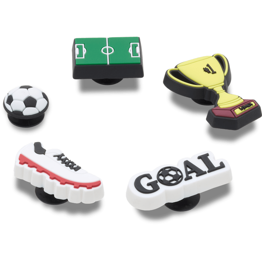 Soccer Star 5 Pack Jibbitz™ charms Women|Men|Jibbitz™ Charms Online