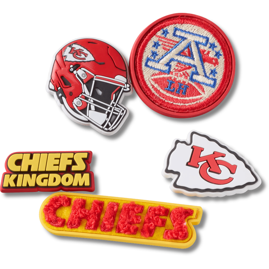 NFL Kansas City Chiefs 5 Pack Jibbitz Shoe Charm Women|Men|Jibbitz™ Charms Sale