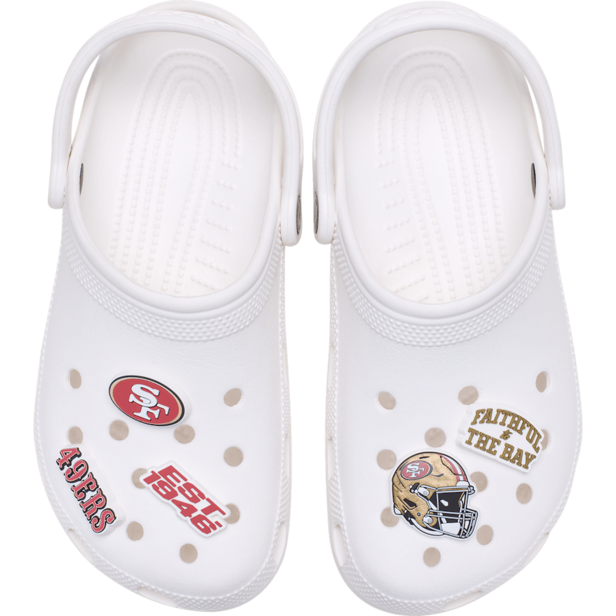 NFL San Francisco 49ers 5 Pack Jibbitz Shoe Charm Women|Men|Jibbitz™ Charms Sale