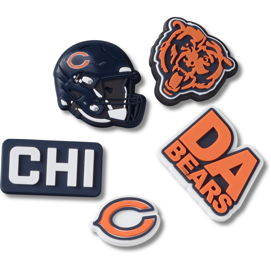 NFL Chicago Bears 5 Pack Jibbitz Shoe Charm Women|Men|Jibbitz™ Charms Outlet