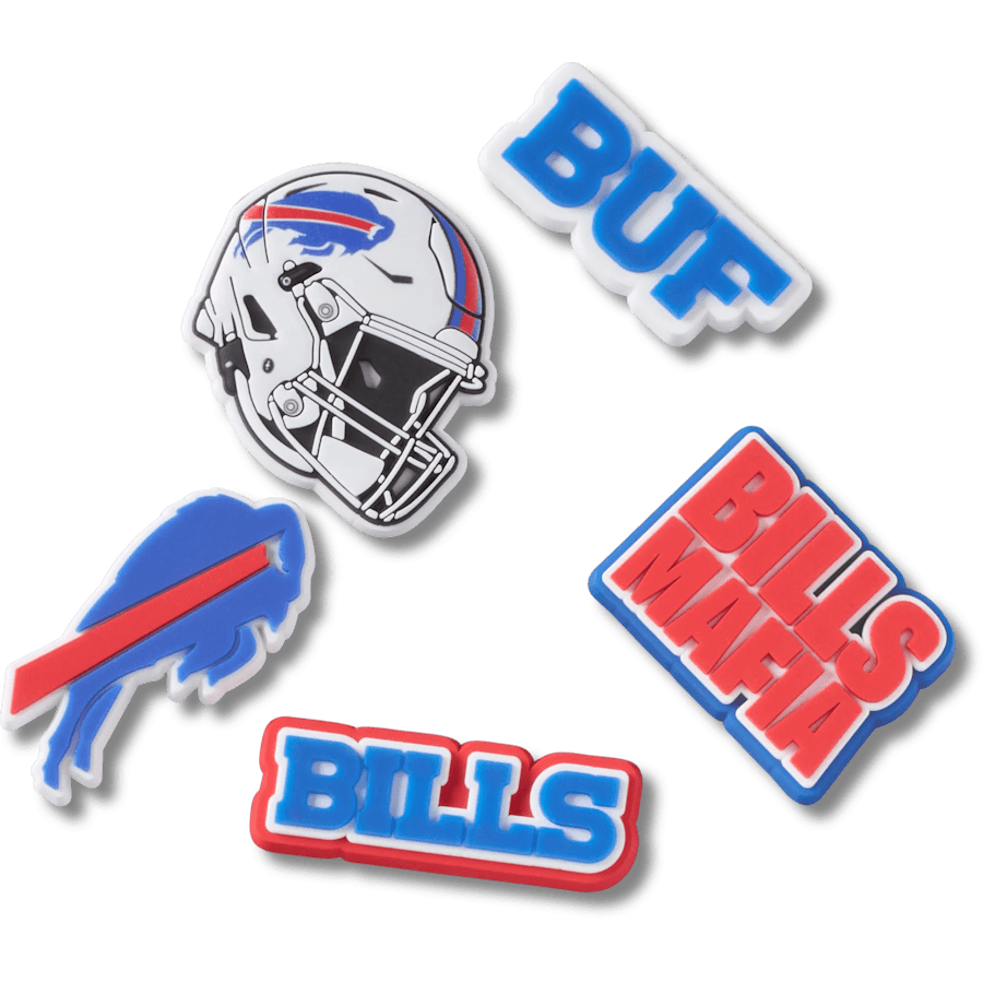NFL Buffalo Bills 5 Pack Jibbitz Shoe Charm Women|Men|Jibbitz™ Charms Discount