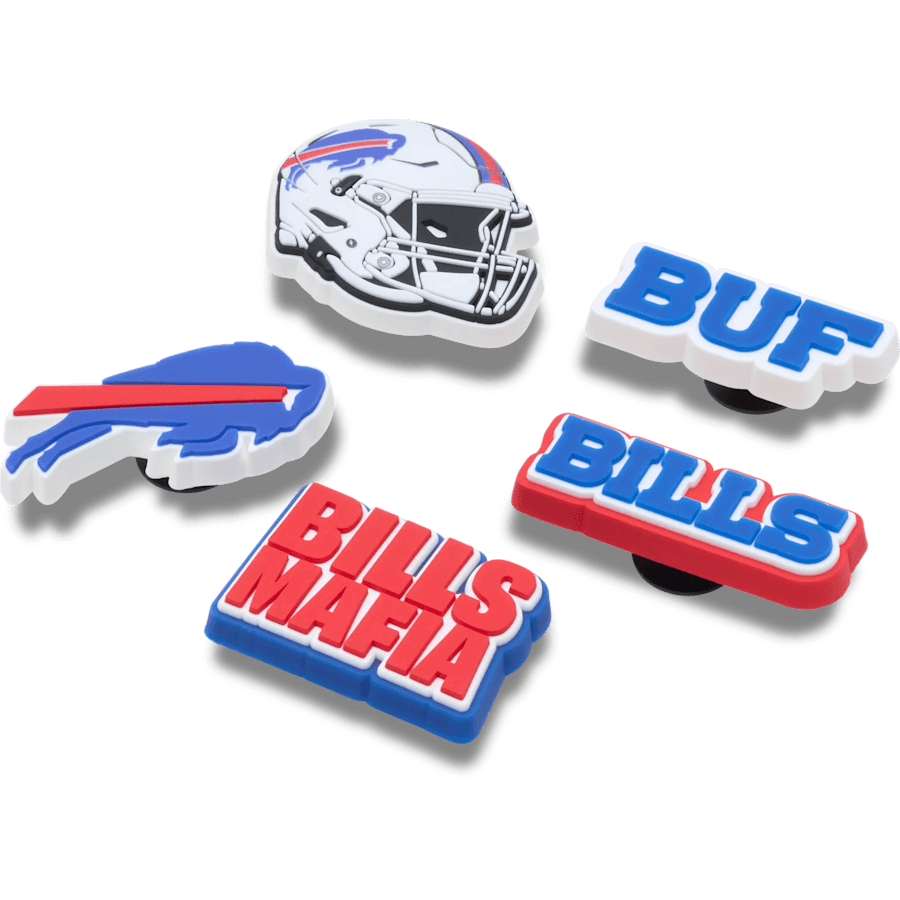NFL Buffalo Bills 5 Pack Jibbitz Shoe Charm Women|Men|Jibbitz™ Charms Discount