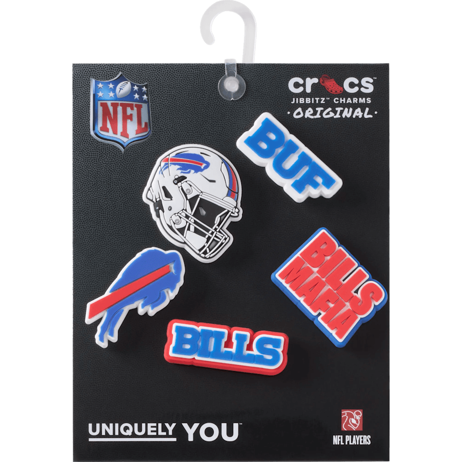NFL Buffalo Bills 5 Pack Jibbitz Shoe Charm Women|Men|Jibbitz™ Charms Discount