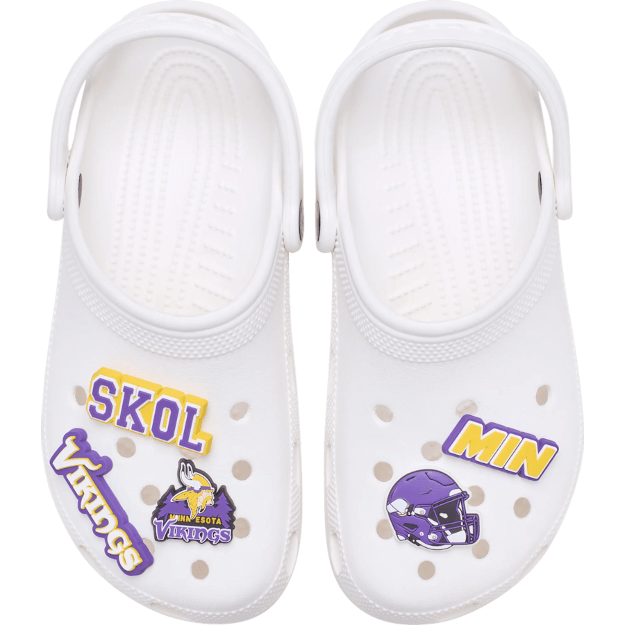 NFL Minnesota Vikings 5 Pack Jibbitz Shoe Charm Women|Men|Jibbitz™ Charms Sale