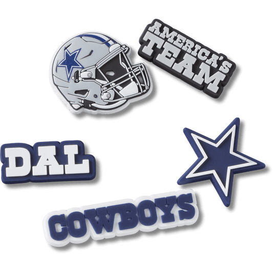 NFL Dallas Cowboys 5 Pack Jibbitz Shoe Charm Women|Men|Jibbitz™ Charms For Sale