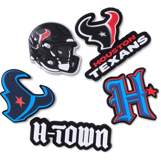 NFL Houston Texans 5 Pack Jibbitz Shoe Charm Women|Men|Jibbitz™ Charms For Sale