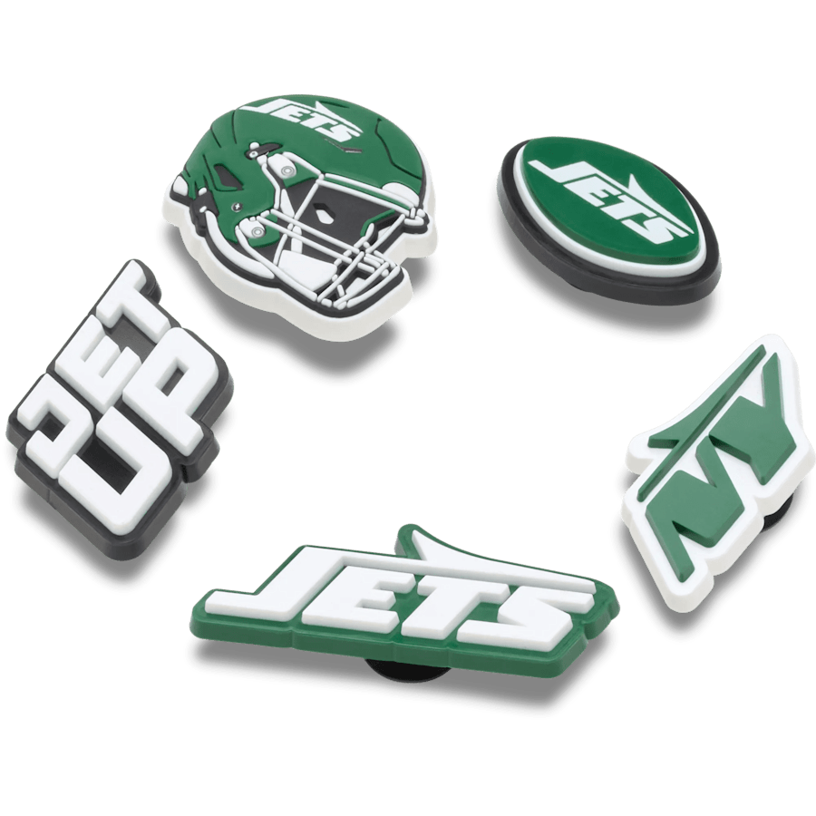 NFL New York Jets 5 Pack Jibbitz Shoe Charm Women|Men|Jibbitz™ Charms On Sale