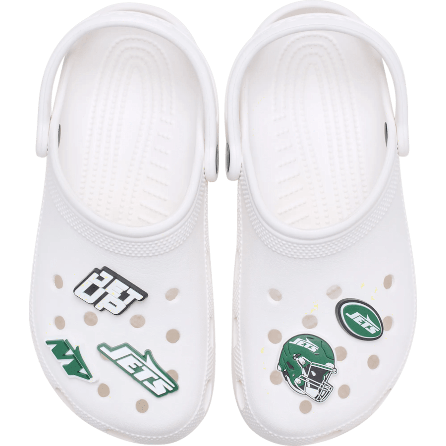 NFL New York Jets 5 Pack Jibbitz Shoe Charm Women|Men|Jibbitz™ Charms On Sale