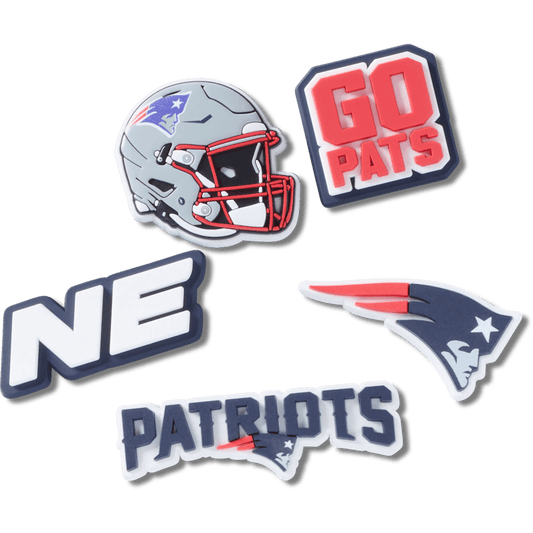 NFL New England Patriots 5 Pack Jibbitz Shoe Charm Women|Men|Jibbitz™ Charms Outlet