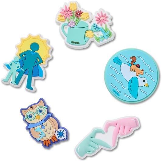 Got Your Back 5 Pack Jibbitz™ charms Women|Men|Jibbitz™ Charms For Sale
