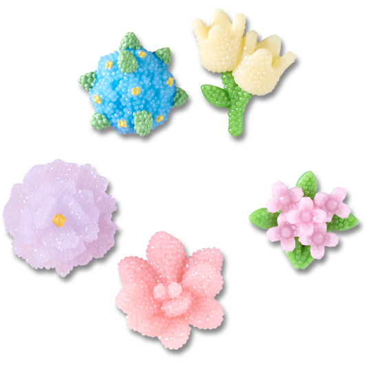 Beaded Flowers 5 Pack Jibbitz™ charms Women|Men|Jibbitz™ Charms Online