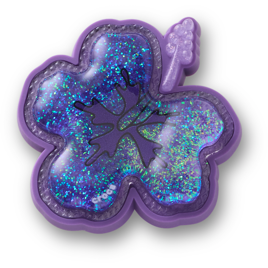 Squish Purple Hibiscus Jibbitz™ charms Women|Men Discount
