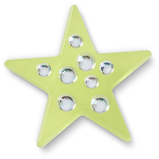 Green Gem Star Jibbitz™ charms Women|Men Outlet