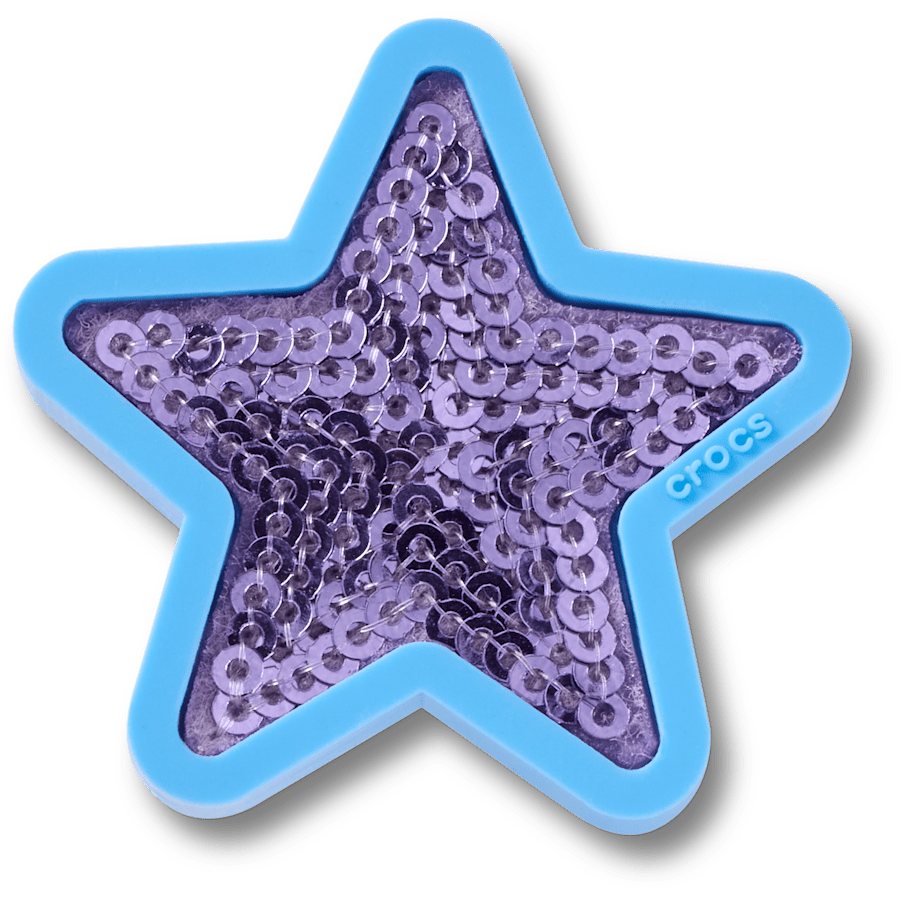 Purple Sequin Star Jibbitz™ charms Women|Men On Sale