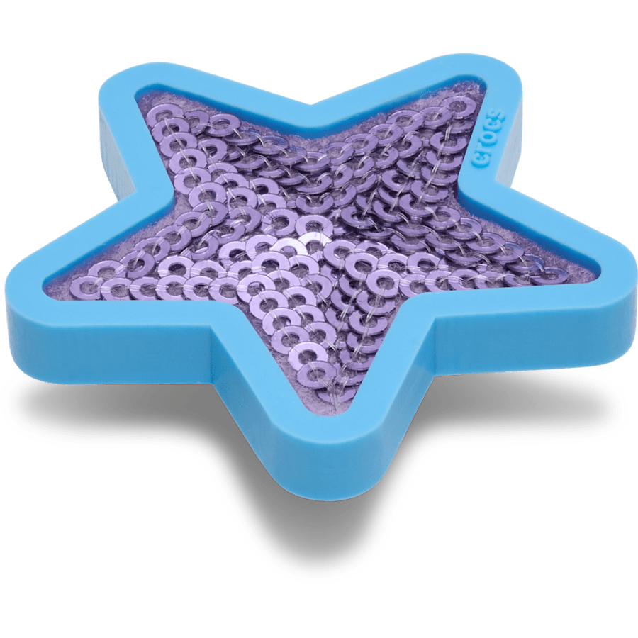Purple Sequin Star Jibbitz™ charms Women|Men On Sale