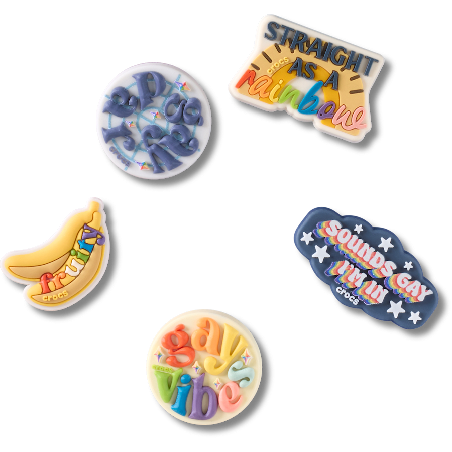 Irreverent Pride 5 Pack Jibbitz™ charms Women|Men|Jibbitz™ Charms For Sale