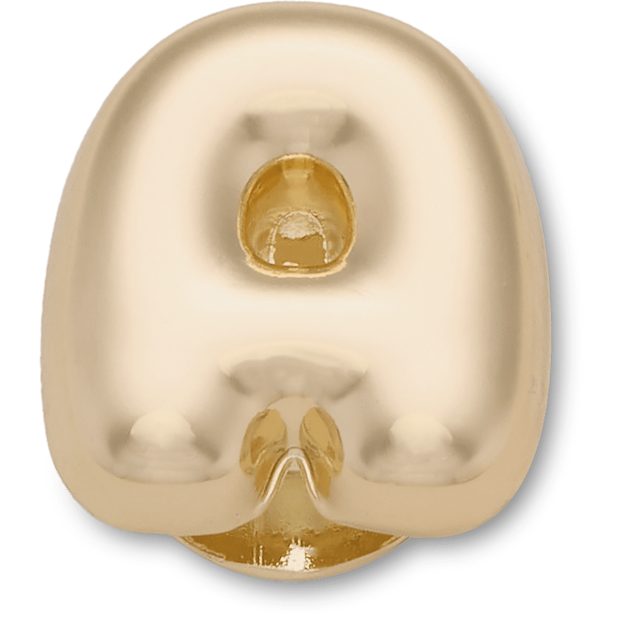 Gold Bubble Letter A Jibbitz™ charms Women|Men|Jibbitz™ Charms Sale