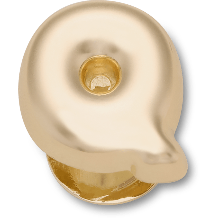 Gold Bubble Letter Q Jibbitz™ charms Women|Men|Jibbitz™ Charms Outlet