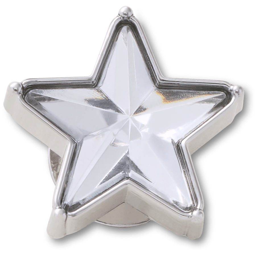 Silver Gem Sparkle Star Jibbitz™ charms Women|Men Outlet
