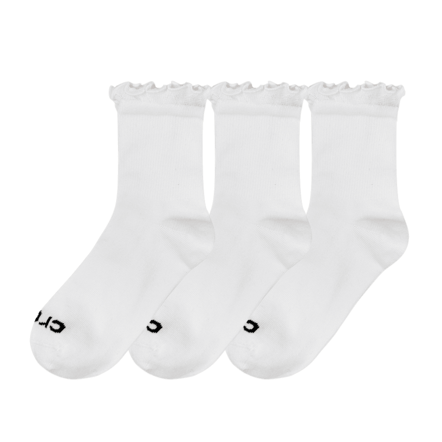 CrocsSocks Ruffle Ankle 3 PK Women|Kids Outlet