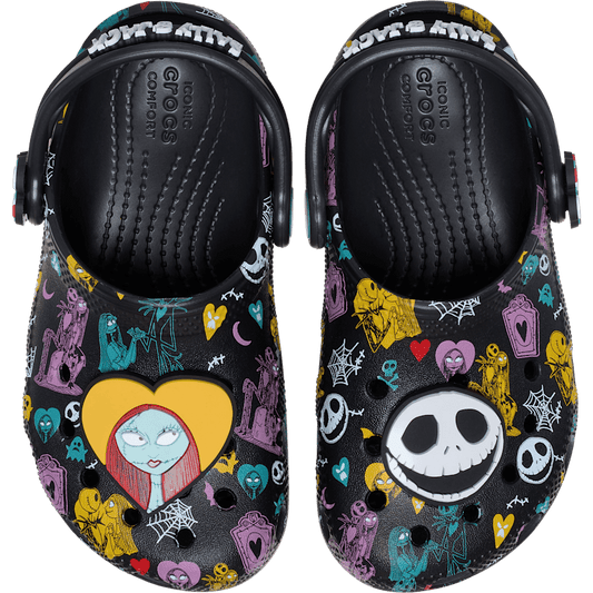 Toddlers’ Disney Tim Burton's The Nightmare Before Christmas Jack and Sally Classic Clog Kids Sale