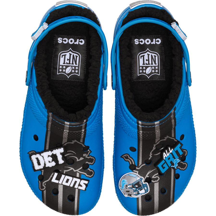 NFL Detroit Lions Classic Lined Clog Women|Men Outlet