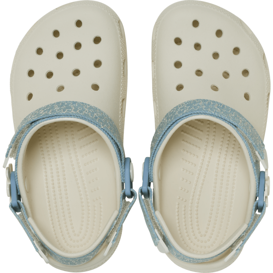 Kids’ Classic Denim Flower Adjustable Backstrap Clog Kids For Sale