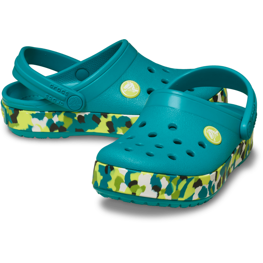 Toddler Crocband Glow Confetti Band Clog Kids Outlet