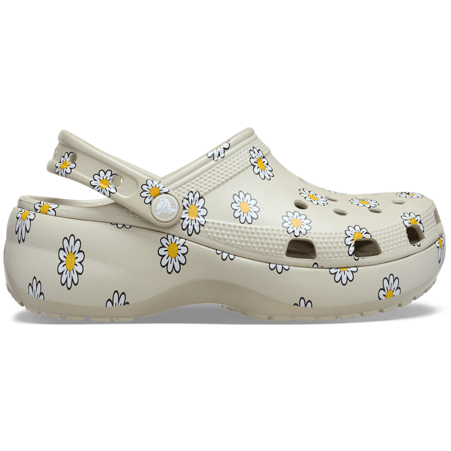 Classic Platform Floral Clog Women On Sale