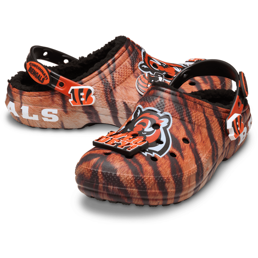 NFL Cincinnati Bengals Classic Lined Clog Women|Men Discount
