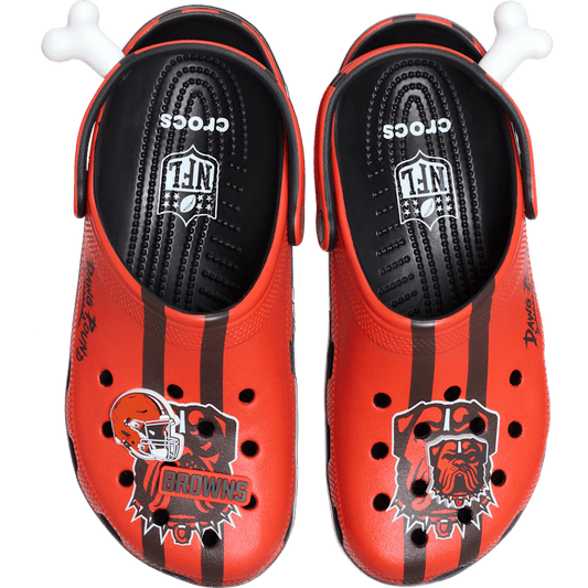 NFL Cleveland Browns Classic Clog Women|Men Discount