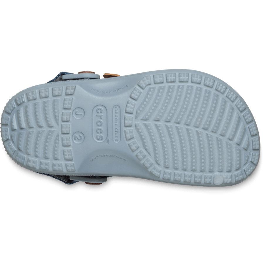 Kids' Classic Denim Adjustable Backstrap Clog Kids Discount