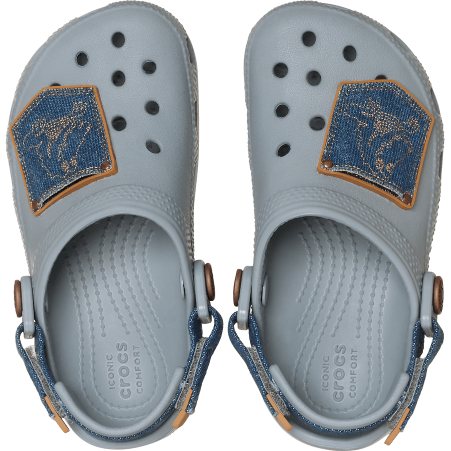 Toddler Classic Denim Adjustable Backstrap Clog Kids Online
