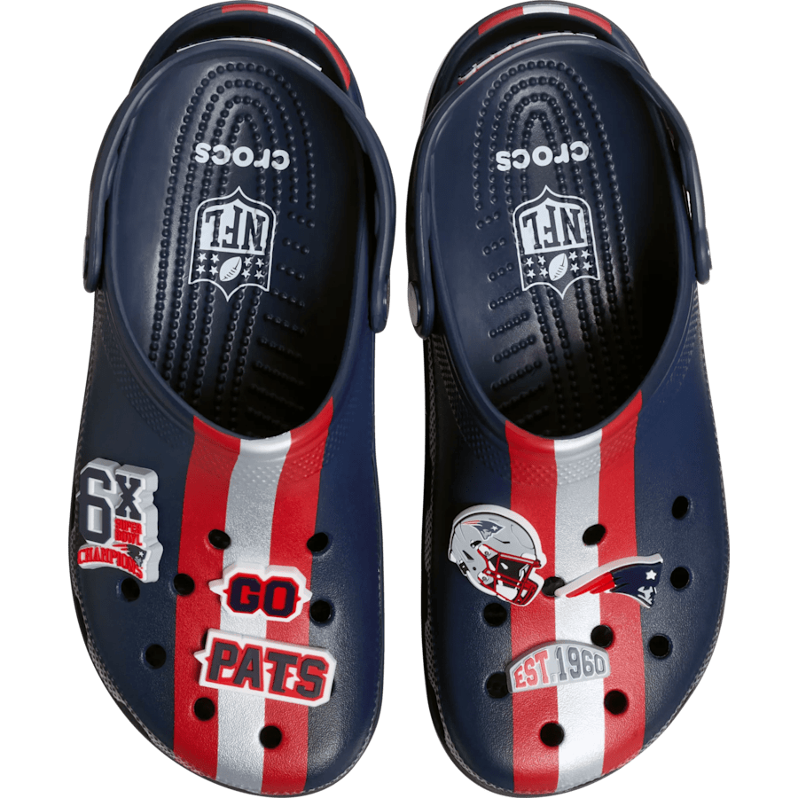NFL New England Patriots Classic Clog Women|Men On Sale
