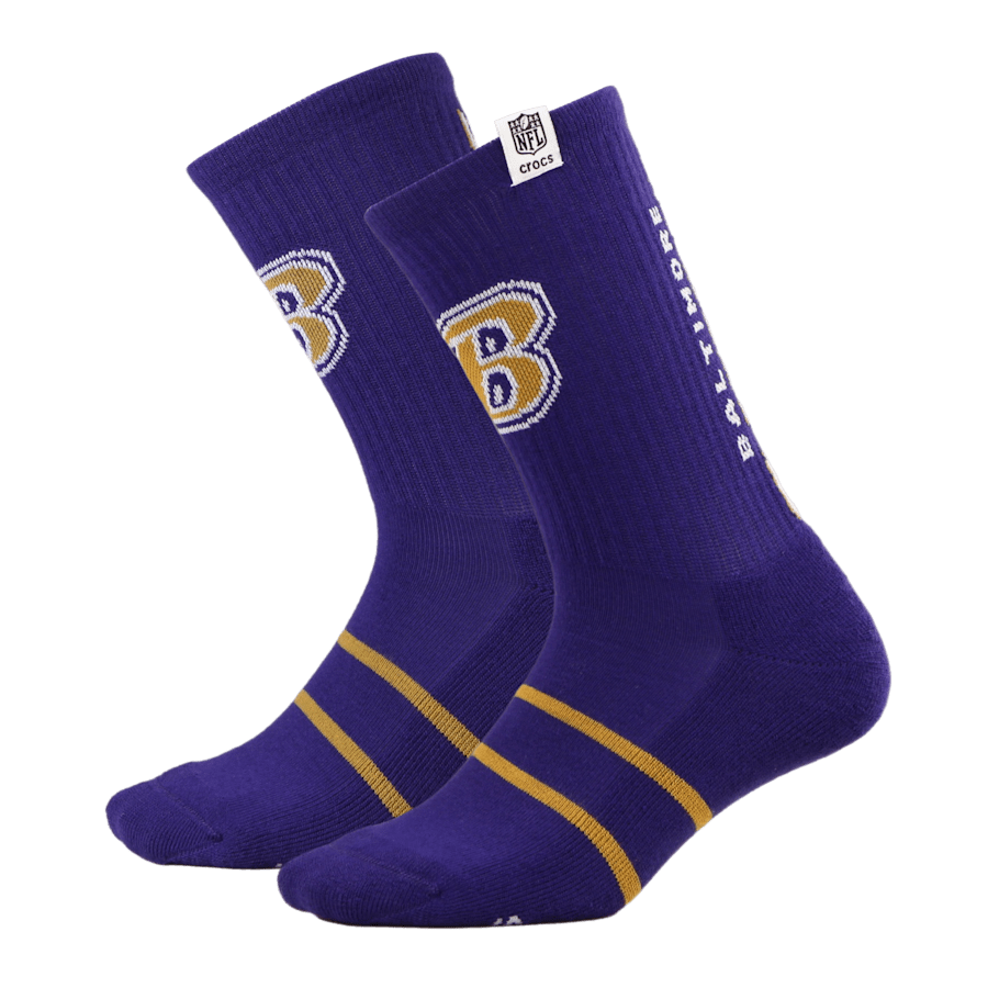 NFL Baltimore Ravens Crocs Socks Men Outlet
