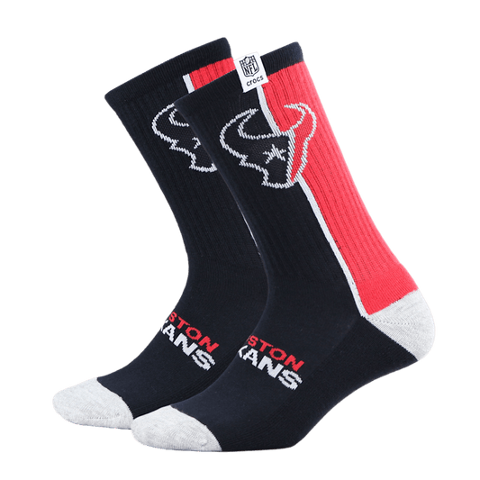 NFL Houston Texans Crocs Socks Men Discount