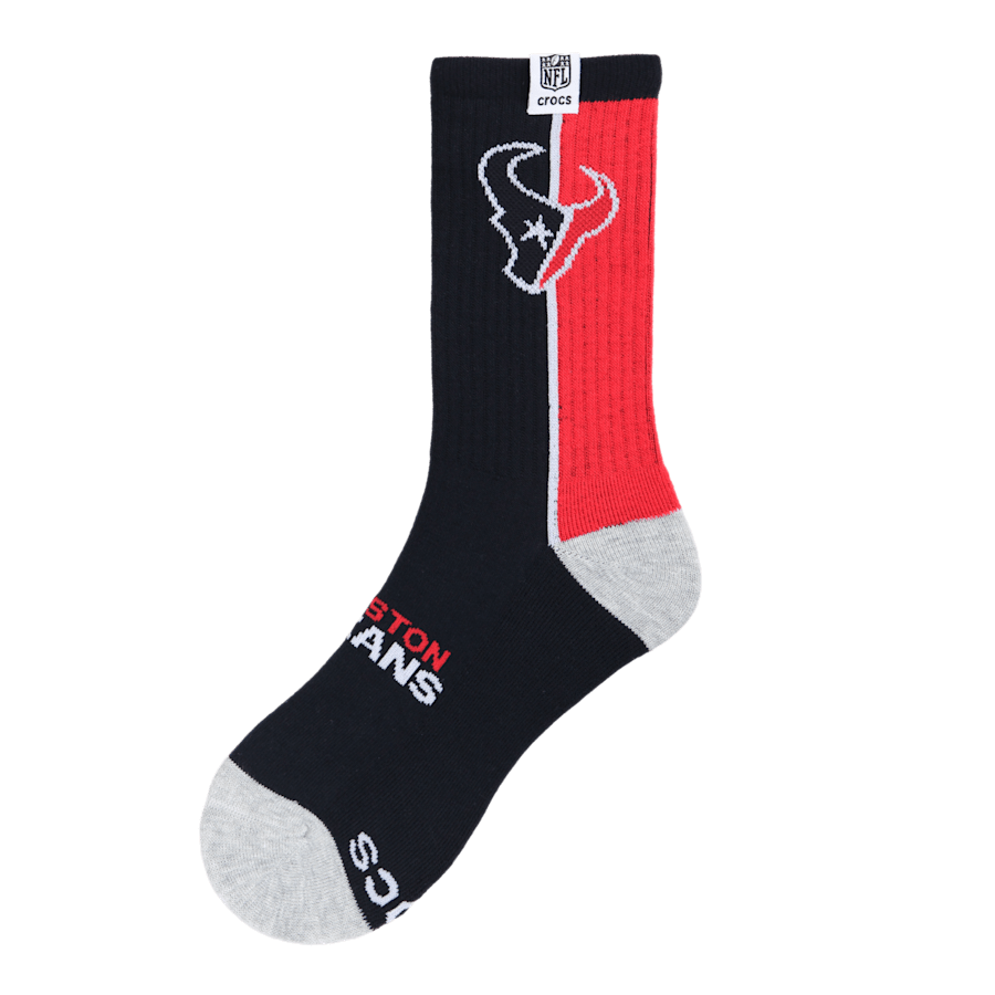 NFL Houston Texans Crocs Socks Men Discount