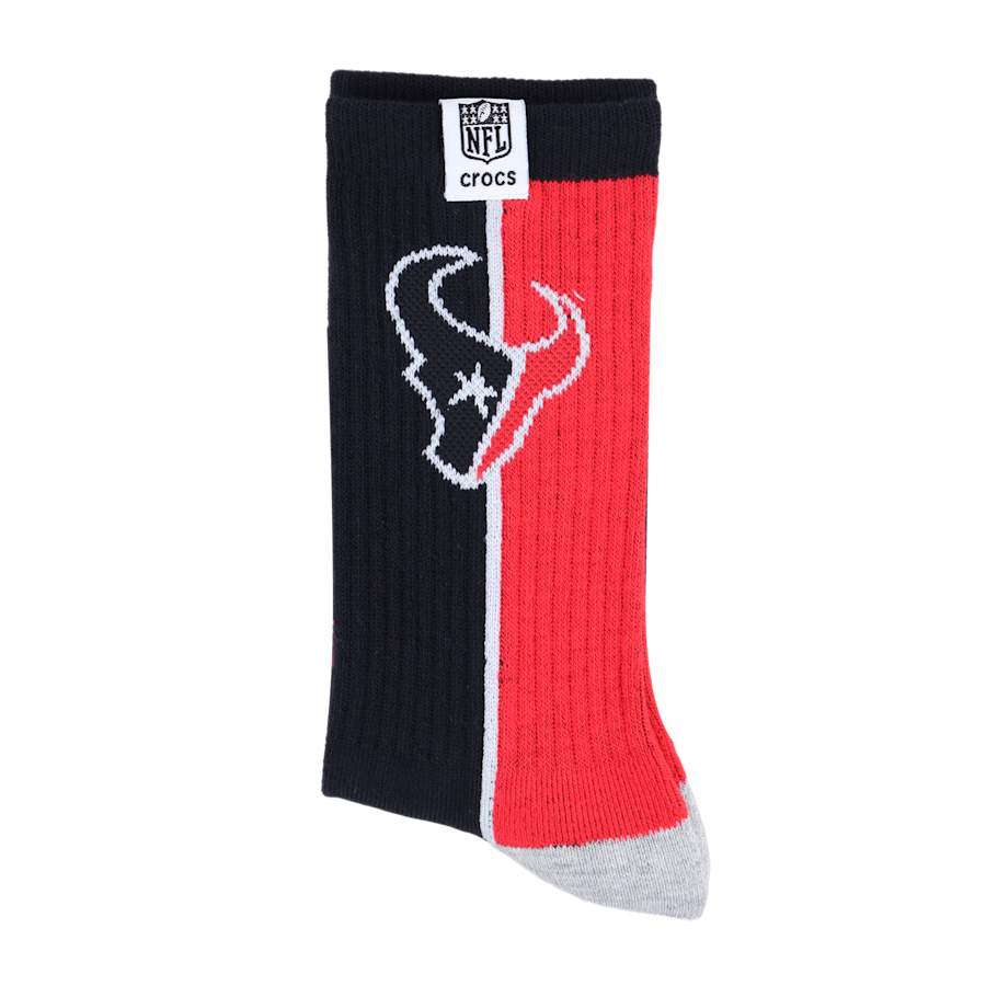 NFL Houston Texans Crocs Socks Men Discount
