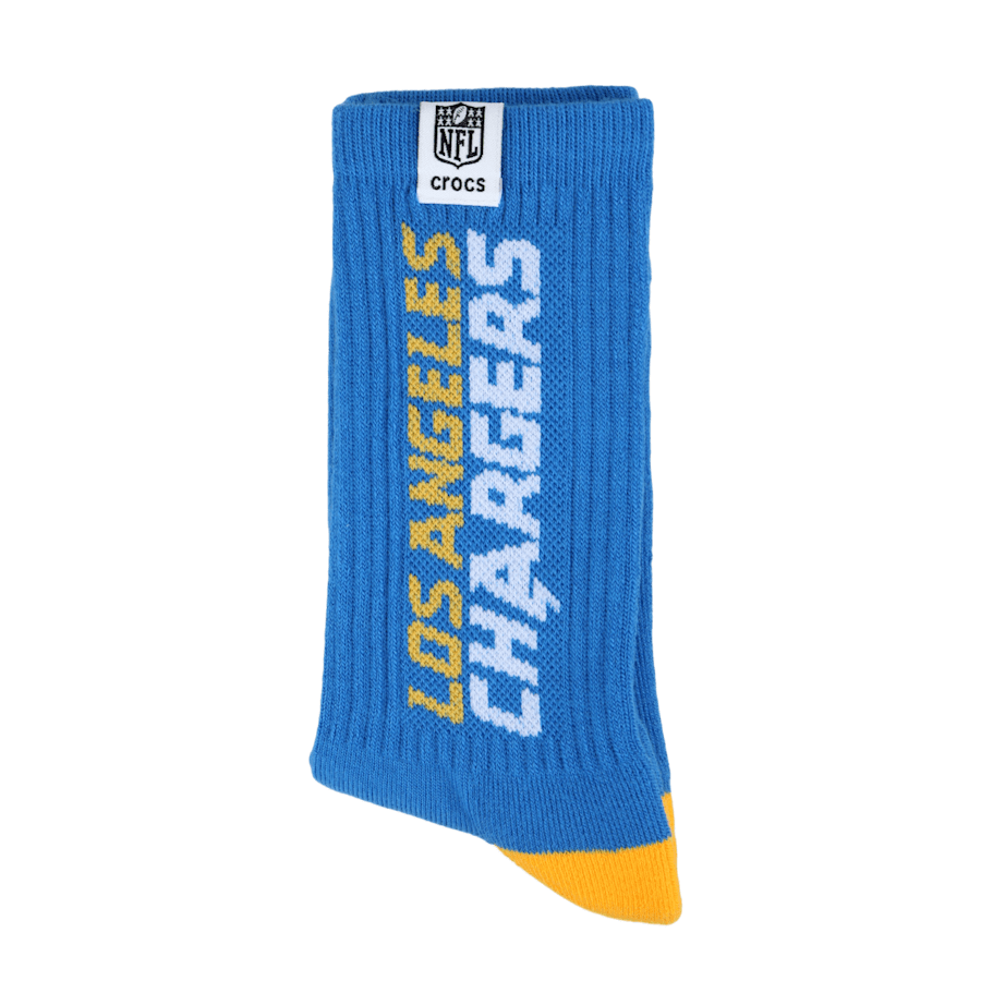 NFL Los Angeles Chargers Crocs Socks Men On Sale