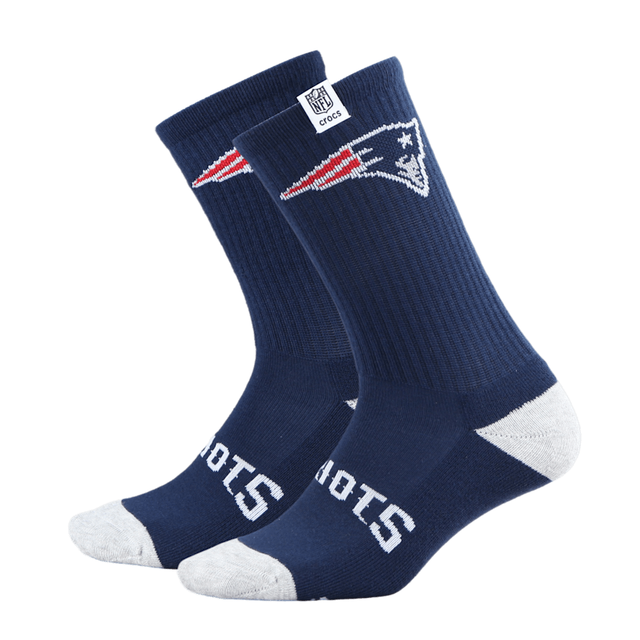 NFL New England Patriots Crocs Socks Men Discount