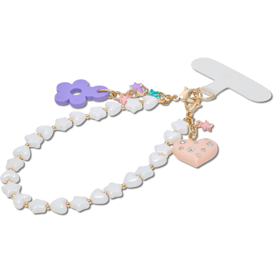 Beaded Heart Flower Phone Wristlet Women|Kids Sale