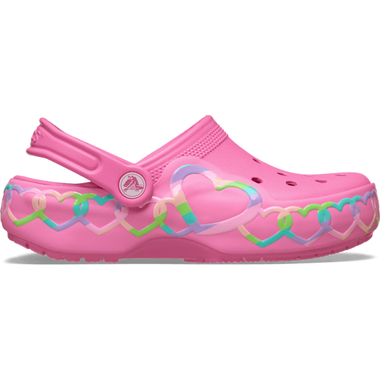 Kids' Classic Heart Lights Clog Kids Discount