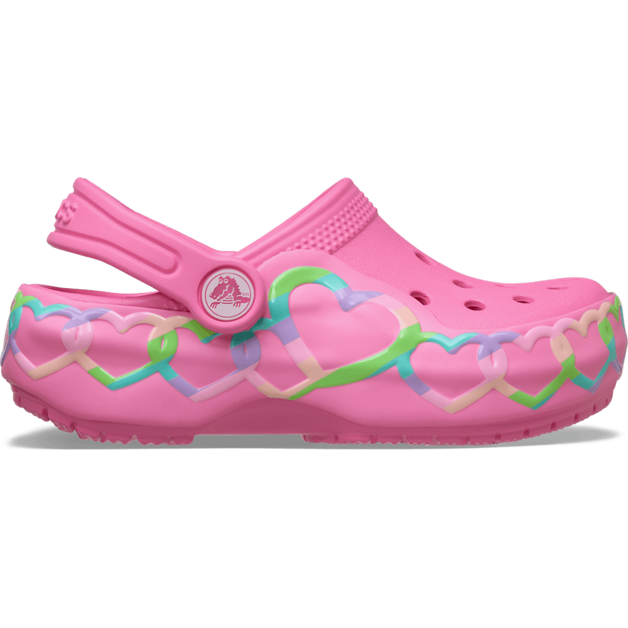 Toddler Classic Heart Lights Clog Kids Discount