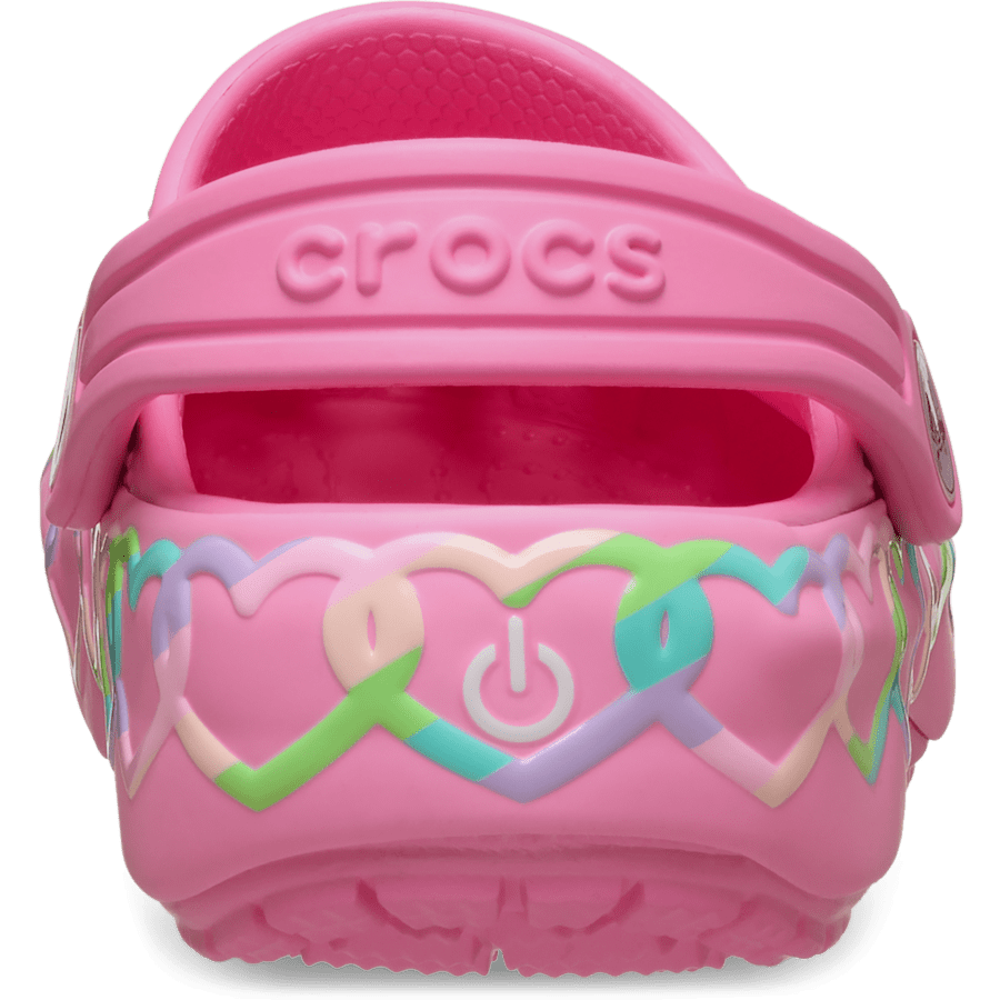Toddler Classic Heart Lights Clog Kids Discount