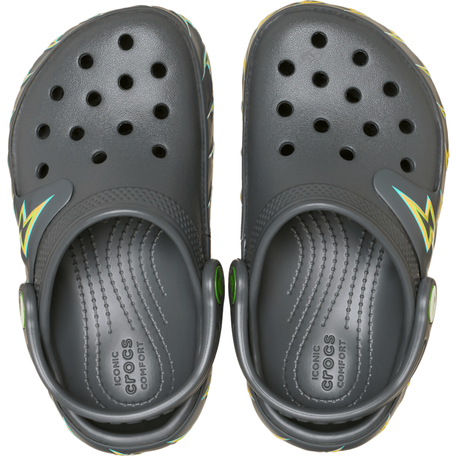Toddler Classic Bolt Lights Clog Kids Outlet