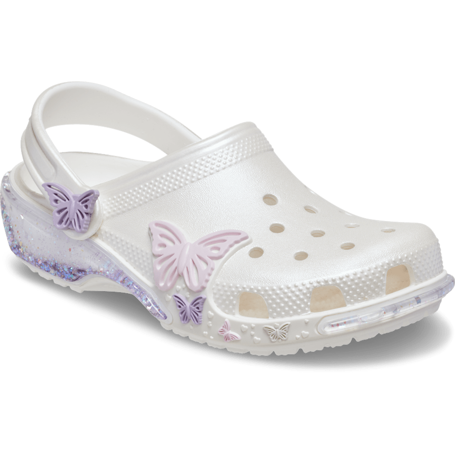 Toddler Classic Butterfly Sparkle Shaker Clog Kids Outlet